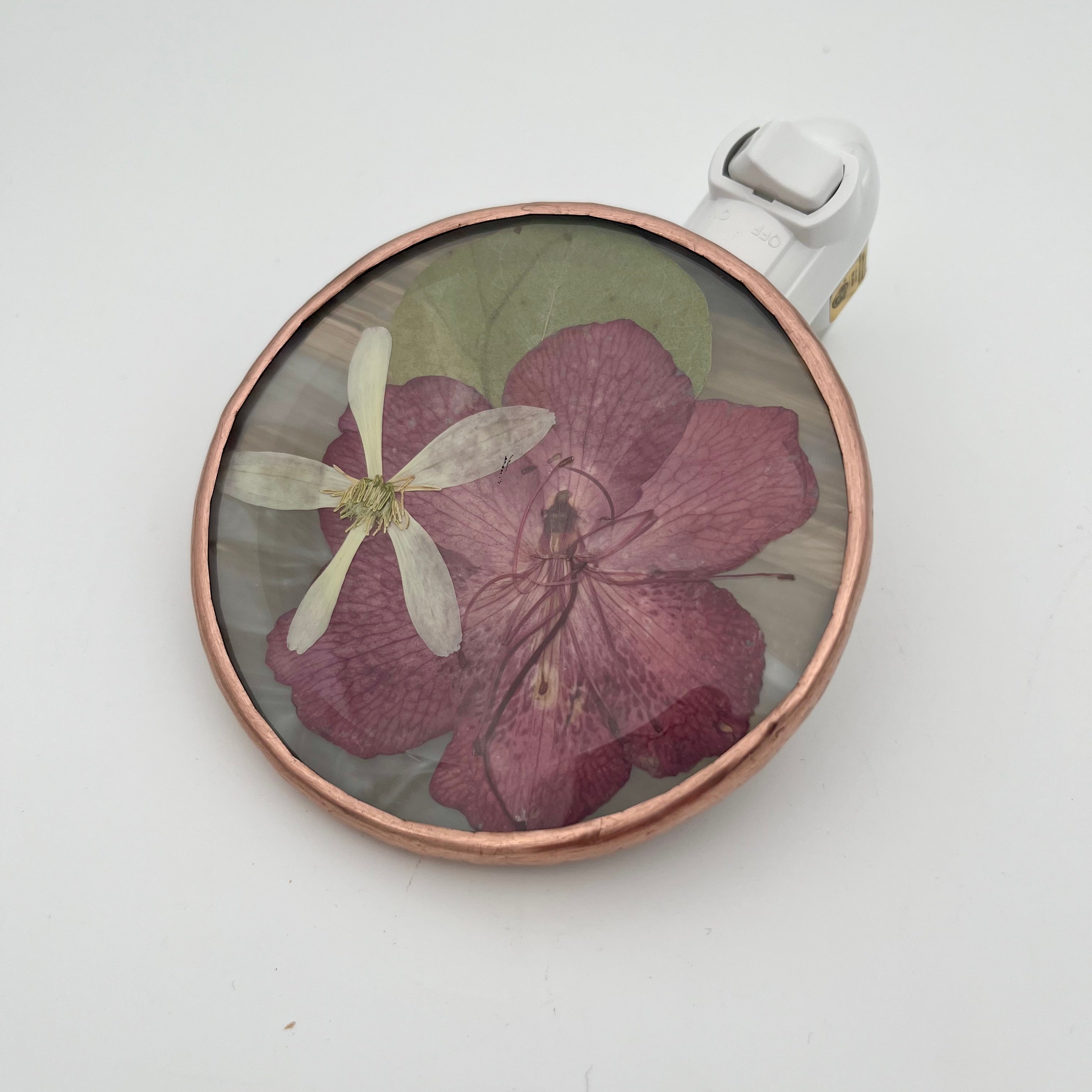 Lizzy Azalea Stained Glass Night Light