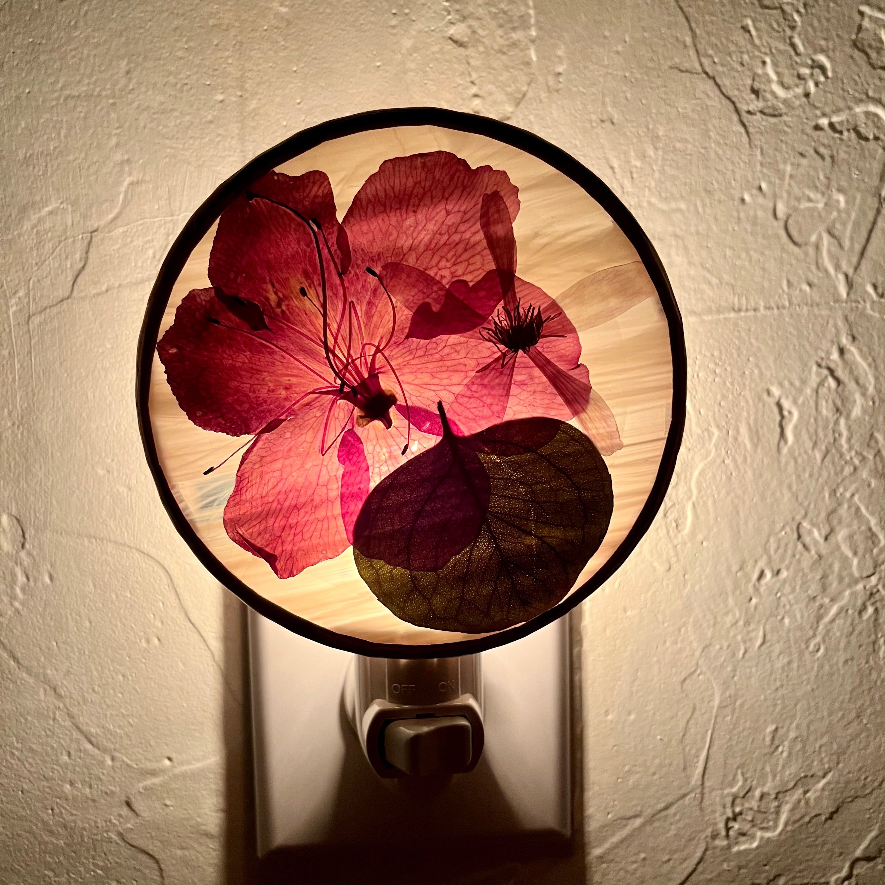Lizzy Azalea Stained Glass Night Light